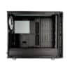 Specifications 3.5"/2.5" Universal drive brackets 3 Dedicated 2.5" drive brackets 2 included, 5 positions total Expansion slots 7 + 2 vertical Front ports 1 x USB 3.1 Gen 2 Type-C, 2 x USB 3.0, 2 x USB 2.0, Audio Total fan mounts 9 (6 + 3 with included bracket) Front fan 3 x 120/140 mm (3 x Prisma AL-14 PWM ARGB included) Top fan 3 x 120/140 mm (with cooling bracket installed) Rear fan 1 x 120/140 mm (1 x Prisma AL-14 PWM ARGB included) Bottom fan 2 x 120/140 mm Dust filters Bottom fan + PSU, front fans, top panel (with cooling bracket installed) Cable routing grommets Yes Fixed velcro straps Yes Tool-less push-to-lock Both side panels Captive thumbscrews HDD brackets, SSD brackets Left side panel Dark tint tempered glass Right side panel Dark tint tempered glass ARGB Strip 400 mm AR-4020 ARGB strip with 20 LEDs Compatibility Power supply type ATX Motherboard compatibility EATX (up to 285 mm wide) / ATX / mATX / ITX Front radiator 120/240/360 mm, 140/280 mm Top radiator With cooling bracket installed: 120/240/360 mm, 140/280 mm (max 35 mm motherboard component height) Rear radiator 120 mm Bottom radiator 120/240 mm, 140 mm PSU max length 300 mm GPU max length 440 mm CPU cooler max height 185 mm Cable routing space 23 mm Dimensions Case dimensions (LxWxH) 543 x 233 x 465 mm Case dimensions w/o feet/protrusions/screws 535 x 233 x 448 mm Net weight 12.1 kg Package dimensions (LxWxH) 535 x 325 x 650 mm Package weight 14.8 kg Package content & other Package contents Define S2 Vision RGB computer case, top filter, top radiator/fan bracket, Adjust R1 RGB controller, user manual & accessory box EAN 7340172701750 UPC 843276101756 JAN 4537694267601 Product code FD-CA-DEF-S2V-RGB-BKO-TGD