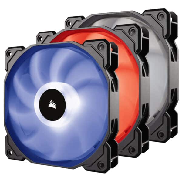 Corsair SP120 RGB LED High Performance 120mm Fan — Three Pack with Controller