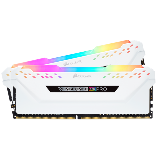 Corsair Vengeance RGB Pro <br> 16GB (2x8GB) 3600MHz CL18-22-22  White CMW16GX4M2D3600C18W