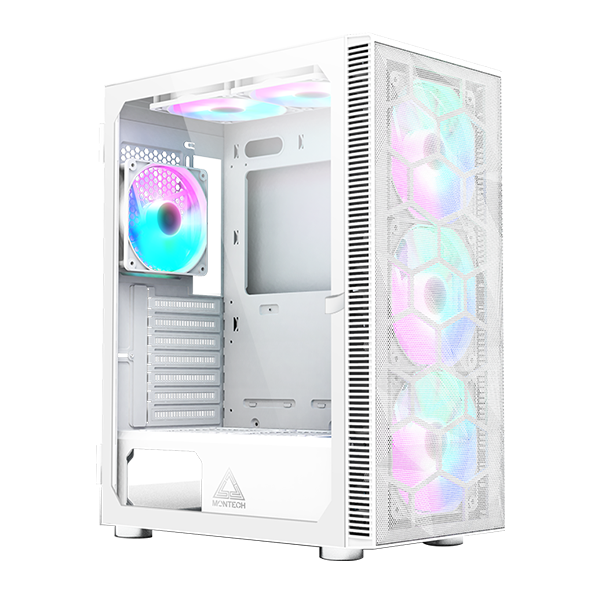 Montech X3 MESH WHITE 6FAN