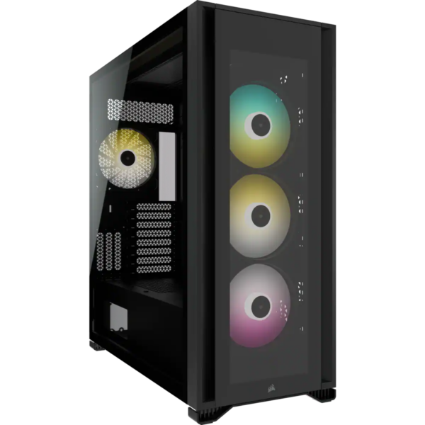 Corsair iCUE 7000X RGB Tempered Glass Mid-Tower ATX Case — BLACK