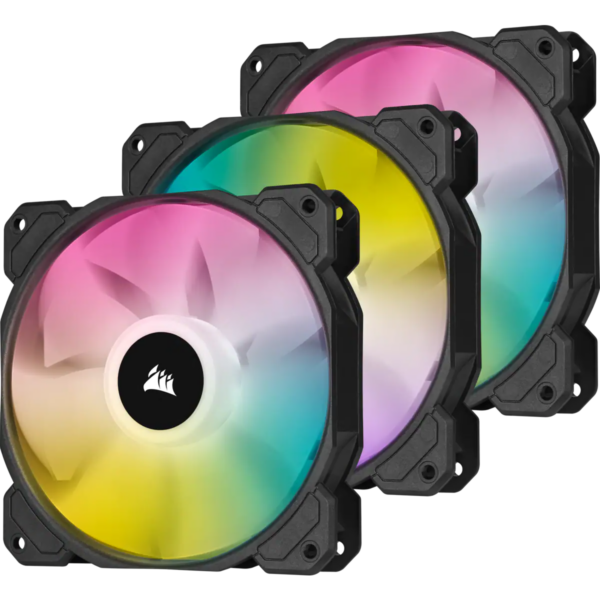 Corsair SP120 RGB ELITE Black 120mm 3 Fan CO-9050109-WW