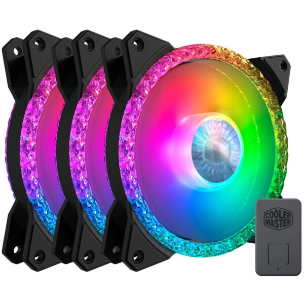 Cooler Master Fan MF120 Prismatic 3 IN 1 BLACK