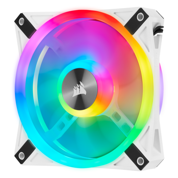 Corsair iCUE QL120 RGB 120mm PWM Single Fan — Single White
