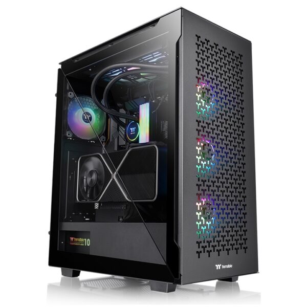 ThermalTake Case Divider 500 TG Air BLACK Mid Tower Chassis