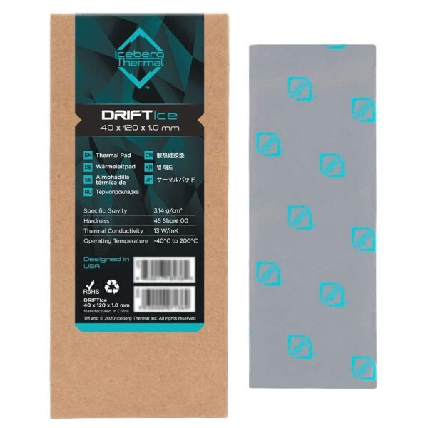 Iceberg Thermal DRIFTIce Thermal Pad 40x120x1.0mm./13w/mk