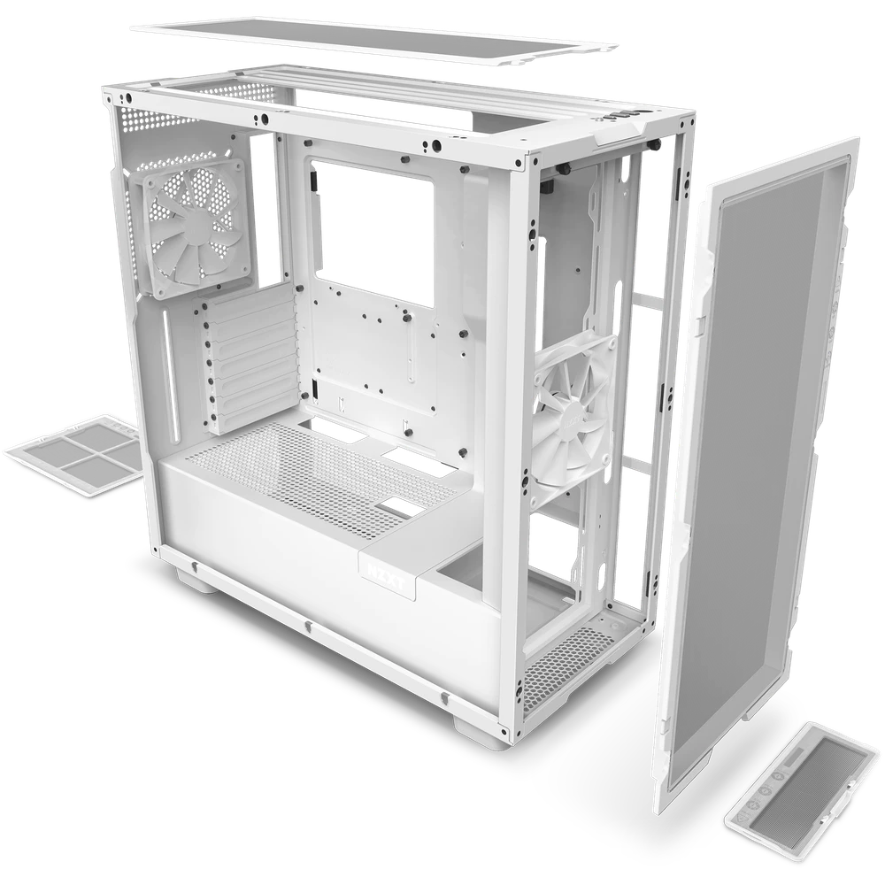 NZXT H7 FLOW Matte White - Image 6