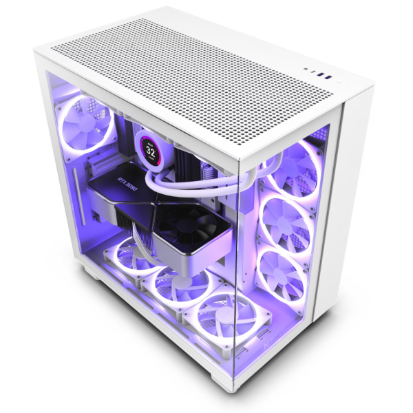 NZXT H9 Flow All White