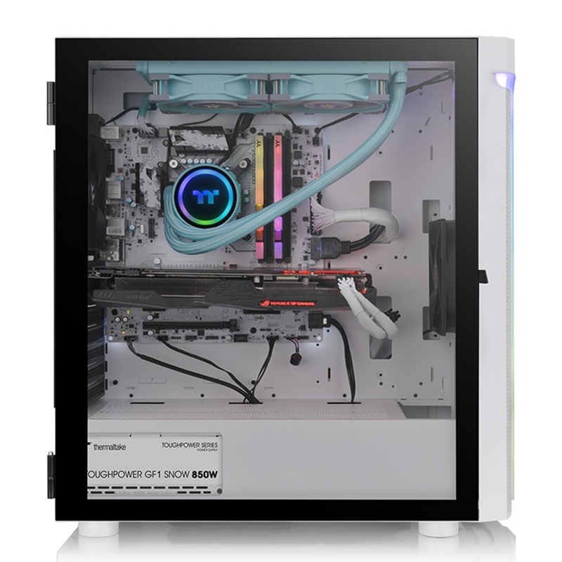 Thermaltake H590 TG ARGB Mid Tower Snow - Image 7