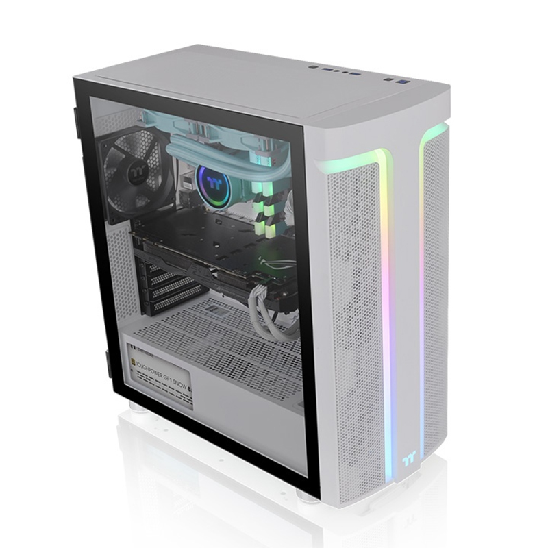Thermaltake H590 TG ARGB Mid Tower Snow - Image 6