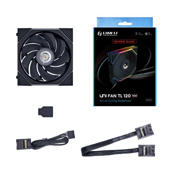 Lian Li UNI FAN TL 120 Reverse Black Single Pack 12RTL1B