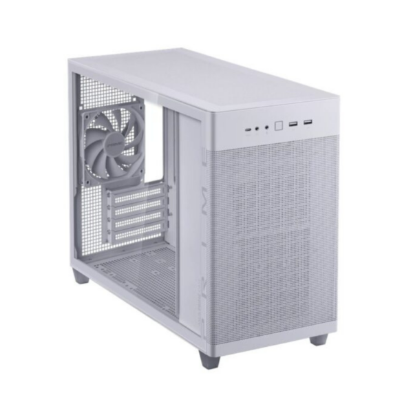 ASUS Prime AP201 TG WHITE MicroATX Case White