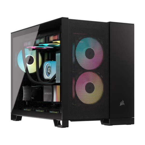 Corsair 2500D AIRFLOW Mid-Tower Dual Chamber PC Case - Black CC-9011263-WW Support BTF