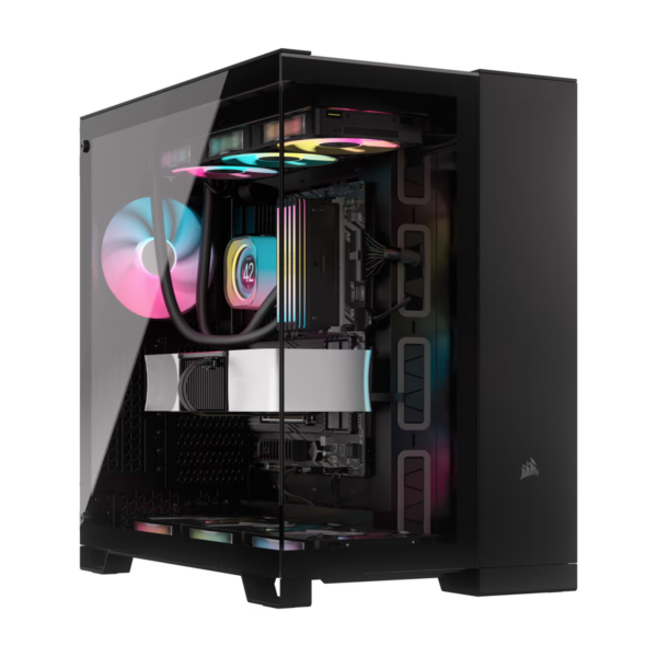 Corsair 6500X Mid-Tower Dual Chamber PC Case - Black CC-9011257-WW