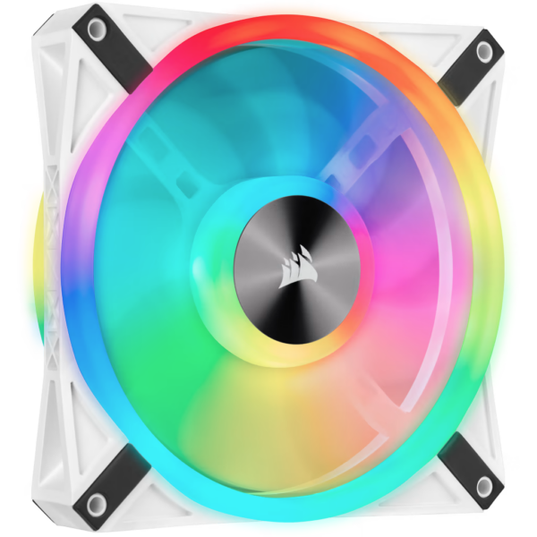 iCUE QL140 RGB 140mm PWM White Fan — Single