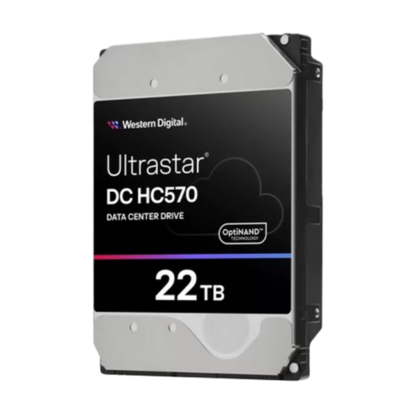 WD Ultrastar® DC HC570 22TB | 7200 RPM | 6 Gb/s SATA | 12 Gb/s SAS Ultrastar