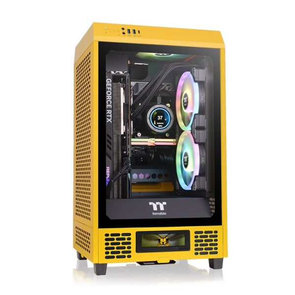 Thermaltake The Tower 200 Bumblebee Mini Chassis CA-1X9-00S4WN-00