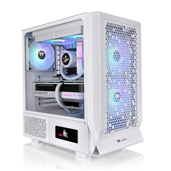 ThermalTake  Ceres 330 TG ARGB Snow Mid Tower  CA-1Y2-00M6WN-01 รองรับ BTF