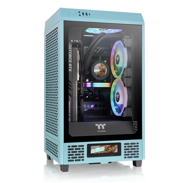 Thermaltake The Tower 200 Turquoise Mini Chassis CA-1X9-00SBWN-00