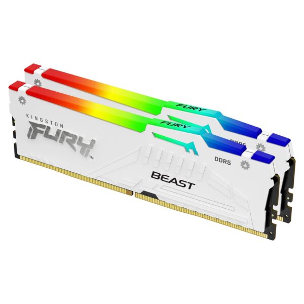 Kingston Fury Beast DDR5 32GB (2x16GB) 5200 CL40-40-40 KF552C40BWAK2-32 White