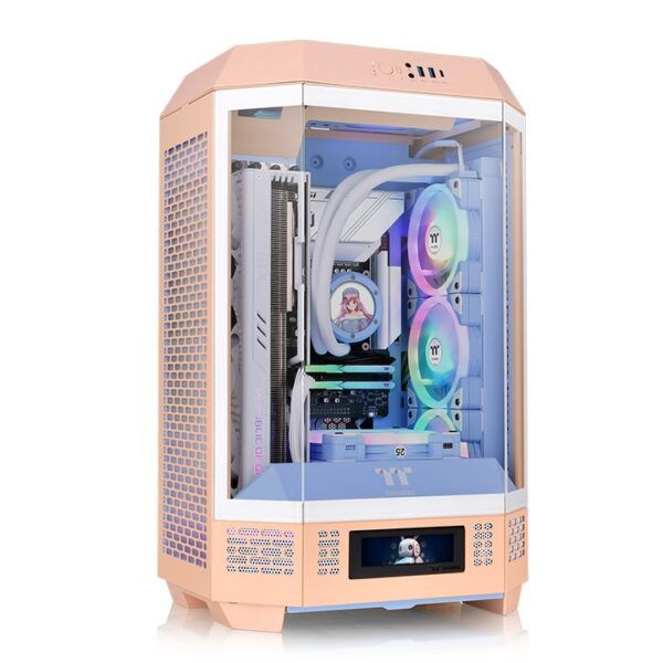Thermaltake The Tower 300 Peach Fuzz Micro Tower Chassis