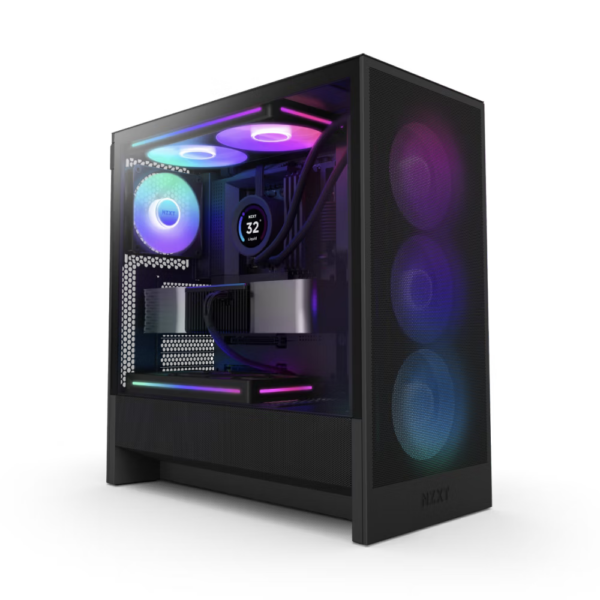 NZXT H5 FLOW RGB (2024) BLACK : CC-H52FB-R1