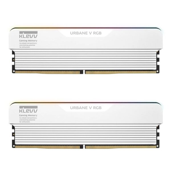 KLEVV URBANE V RGB <br> 32GB (2x16GB) 6000MHz CL28-36-36-76 KD5AGUA80-60B280M Intel XMP 3.0 & AMD EXPO Support