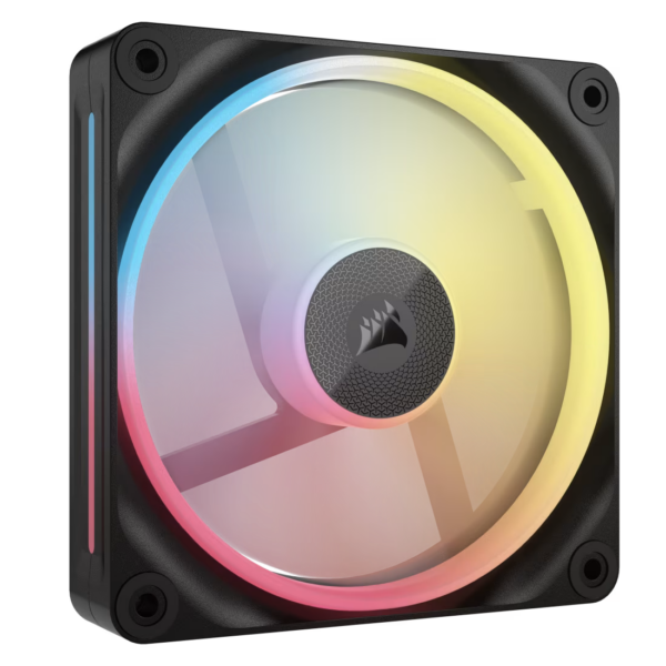 Corsair iCUE LINK LX120-R RGB 120mm PWM Reverse Fans Single Starter Kit - Black CO-9051049-WW