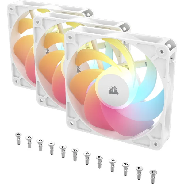 Corsair RS120-R ARGB WHITE TRIPLE PACK CO-9050197-WW - Image 6
