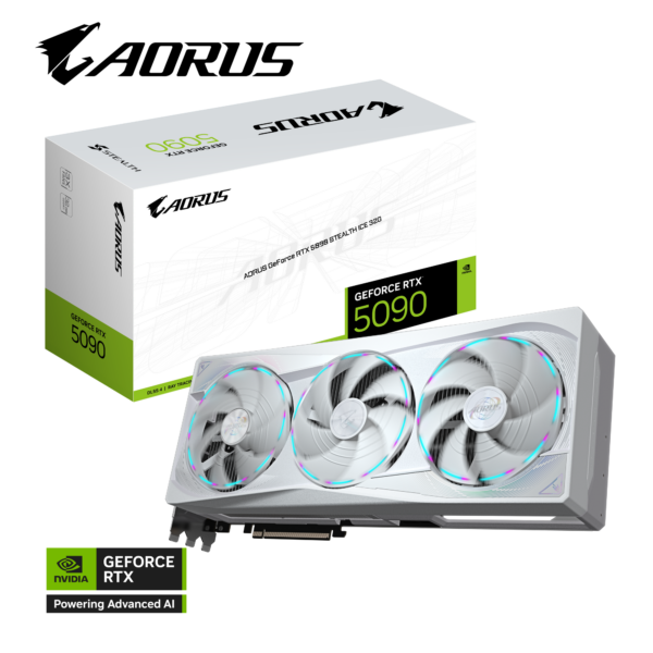AORUS RTX5090 STEALTH ICE 32G GV-N5090AORUSST ICE-32GD