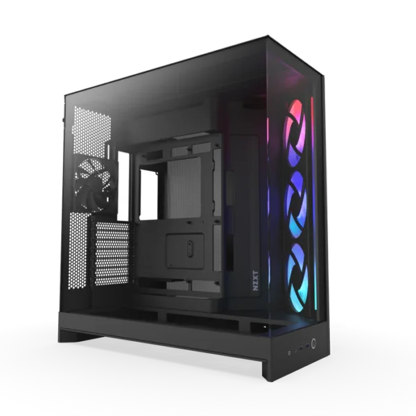 NZXT H9 Flow RGB Mid-Tower ATX Airflow Case Black CM-H92FB-R1