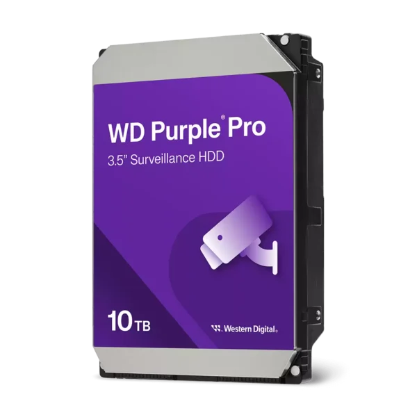 WD 10 TB HDD CCTV WD PURPLE PRO (7200RPM, 512MB, SATA-3, WD102PURP)