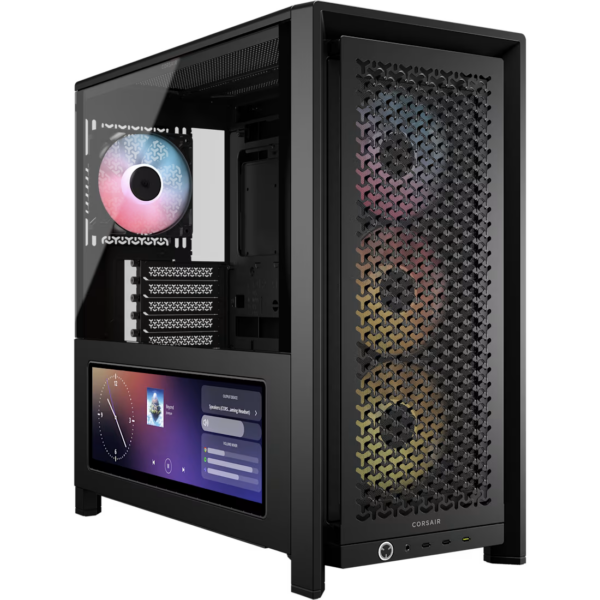 CORSAIR FRAME 4000D XENEON EDGE & TEMPERED GLASS PANEL BLACK FINISH RS120 ARGB : CC-9011326-WW
