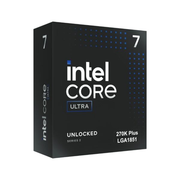 Intel Core Ultra 7 processor 270K Plus 36M Cache, up to 5.50 GHz (INTEL SOCKET 1851)