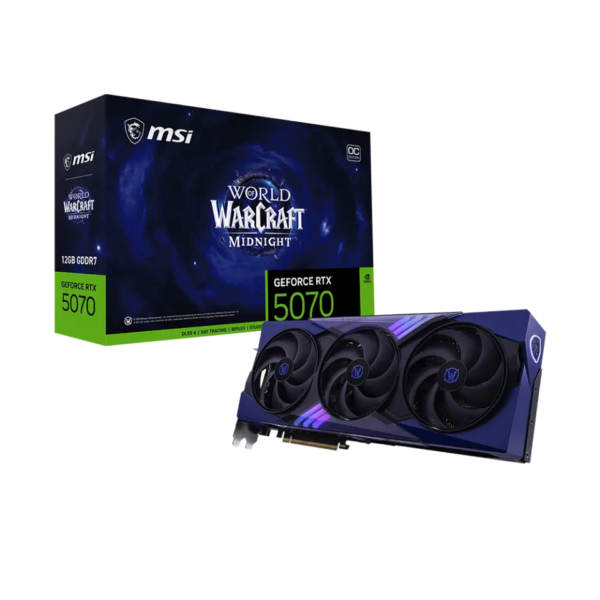 MSI RTX5070 World of Warcraft Midnight Void OC 12GB