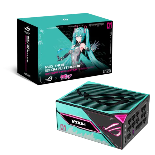 ASUS ROG Thor 1200W PSU 80Plus Platinum III HATSUNE MIKU