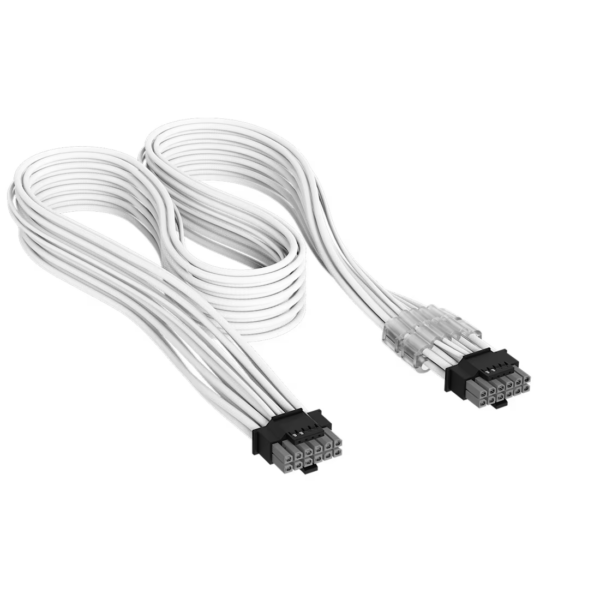 Corsair Elite Premium PCIe 12V-2x6 to 12V-2x6 600W WHITE