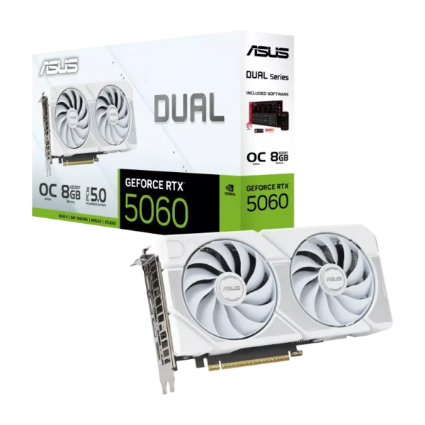 ASUS DUAL RTX5060 GAMING OC WHITE 8GB