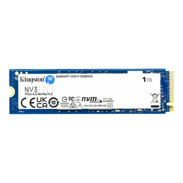 Kingston NV3 1TB PCIe 4.0/NVMe M.2 2280  R6,000MB/s W4,000MB/s