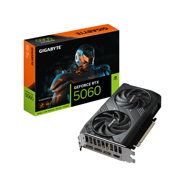 GIGABYTE RTX5060 WINDFORCE MAX OC 8GB GV-N5060WF2MAX OC-8GD