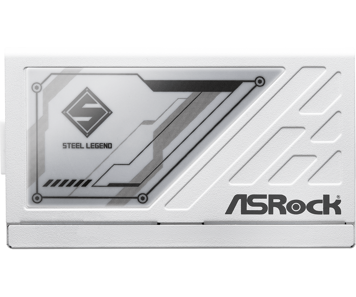 ASROCK STEEL LEGEND SL-1000GW 80+GOLD WHITE ATX 3.1 Full Modular - Image 2