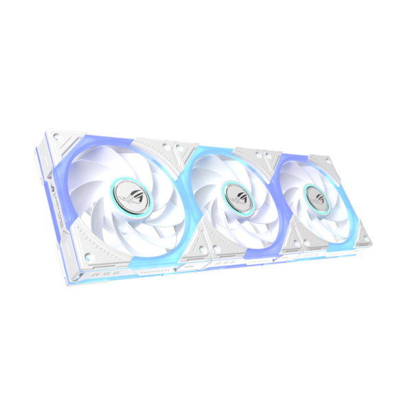 ASUS ROG Eurux GR120 ARGB Reverse Fan - Triple Pack 3 in 1 White